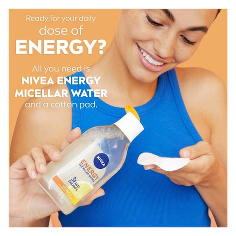 Nivea Energy Micellar Water Make Up Remover With Vitamin C 400Ml
